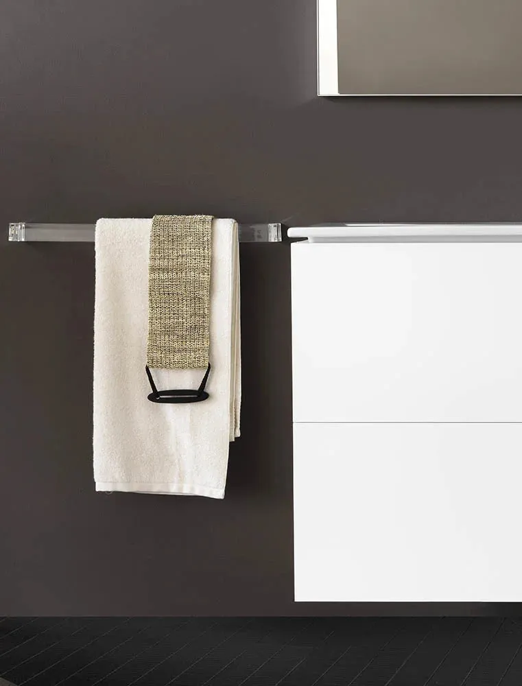 Kartell Rail Towel Rack 60 Cm, Amber