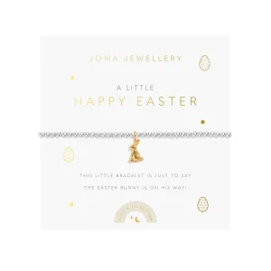 Kids' A Little 'Happy Easter' Bracelet | Silver & Gold Plated