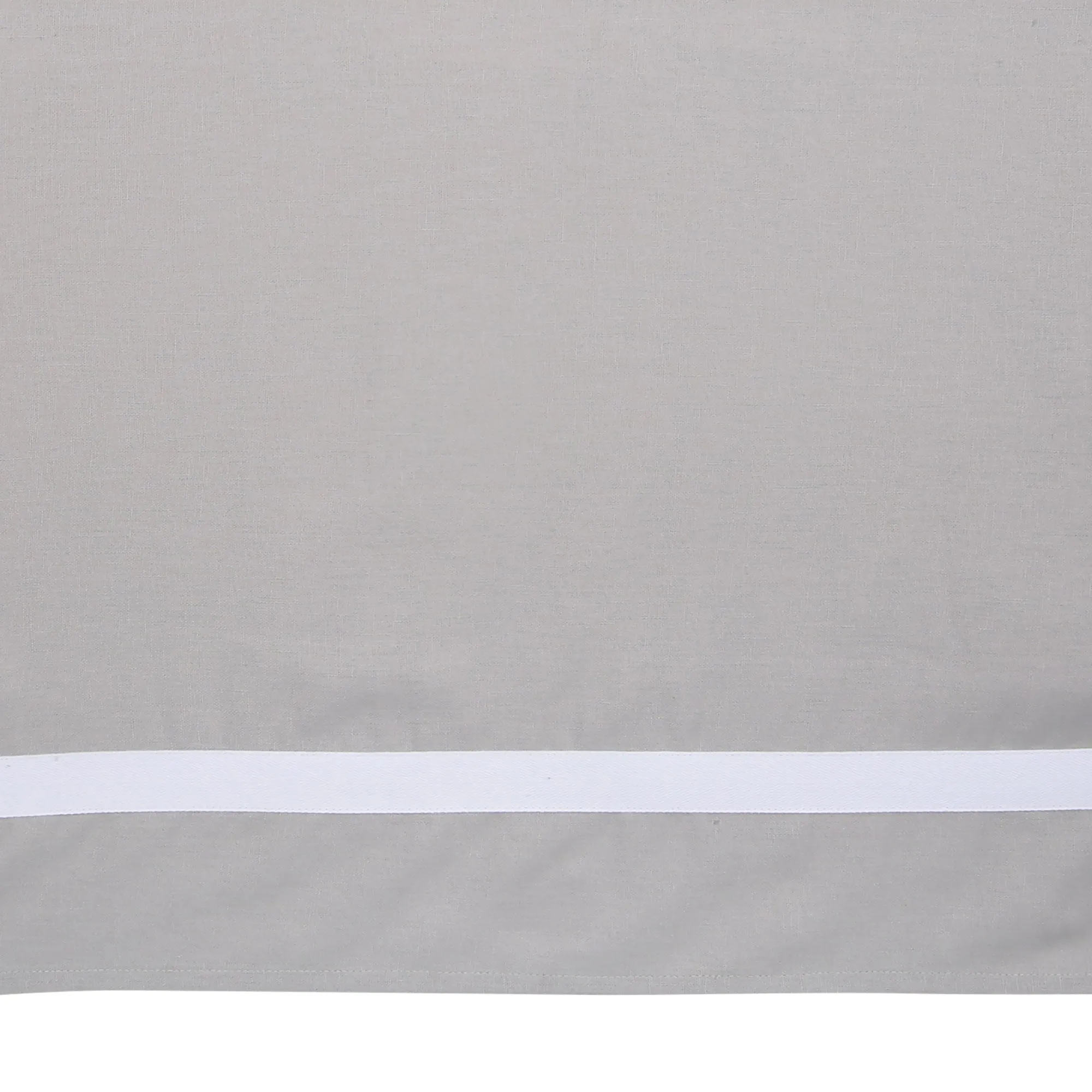 Lambs & Ivy Signature Gray Linen Crib Skirt