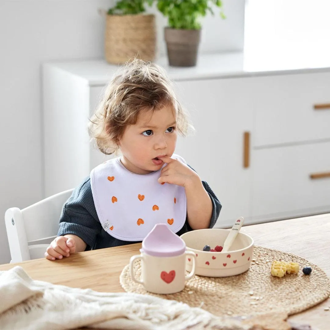 Lassig Cellulose Spoon Set - Happy Rascals - Lavender - Heart