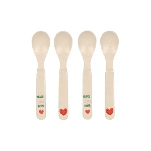 Lassig Cellulose Spoon Set - Happy Rascals - Lavender - Heart