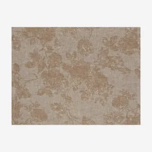 Le Jacquard Franais | Casual Flower Coated Placemat - Brown