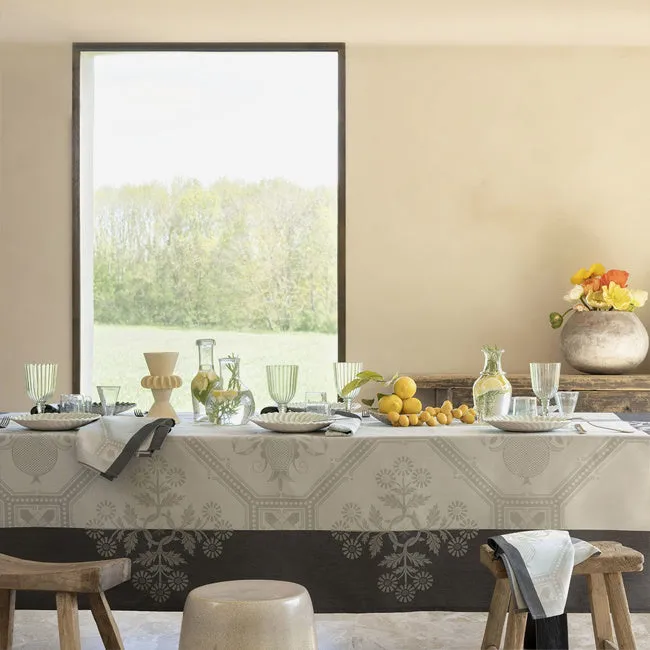 Le Jacquard Franais | Hacienda Coated Tablecloth - Blue - 69"x98"