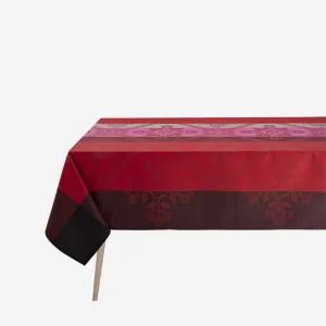 Le Jacquard Franais | Hacienda Coated Tablecloth - Red - 69"x98"
