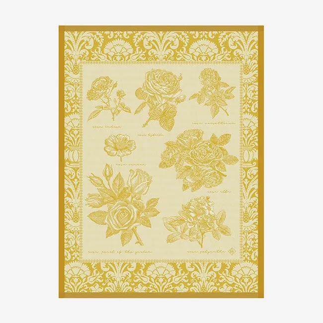 Le Jacquard Franais | Jardin des Roses Tea Towel