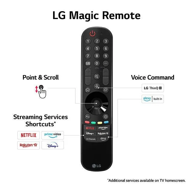 LG 48" C3 OLED EVO 4K Smart Television | OLED48C34LA.AEK
