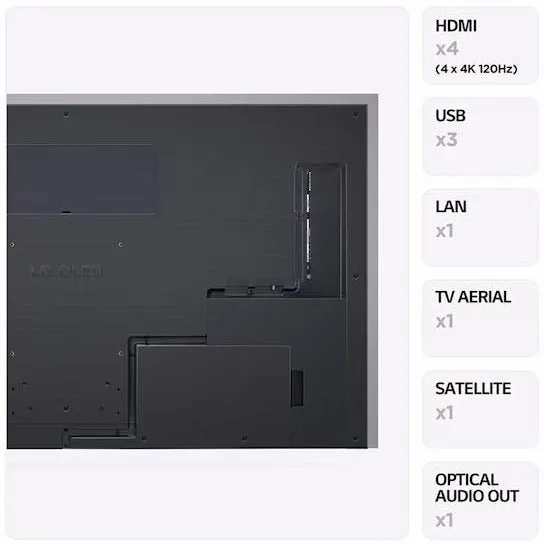 LG 55" G36 OLED EVO 4K Smart Television | OLED55G36LA.AEK