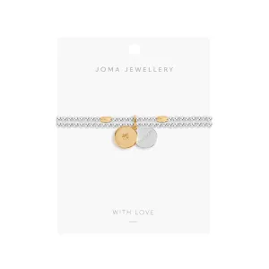 Lila Circle Bracelet | Silver/Rose Gold Plated
