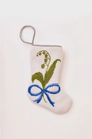 Lily of the Valley Christmas Mini Stocking