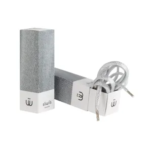 Manhattan Metallic Silver Shoelaces