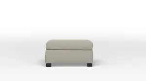 Marissa Rectangular Ottoman - Stucco Beige