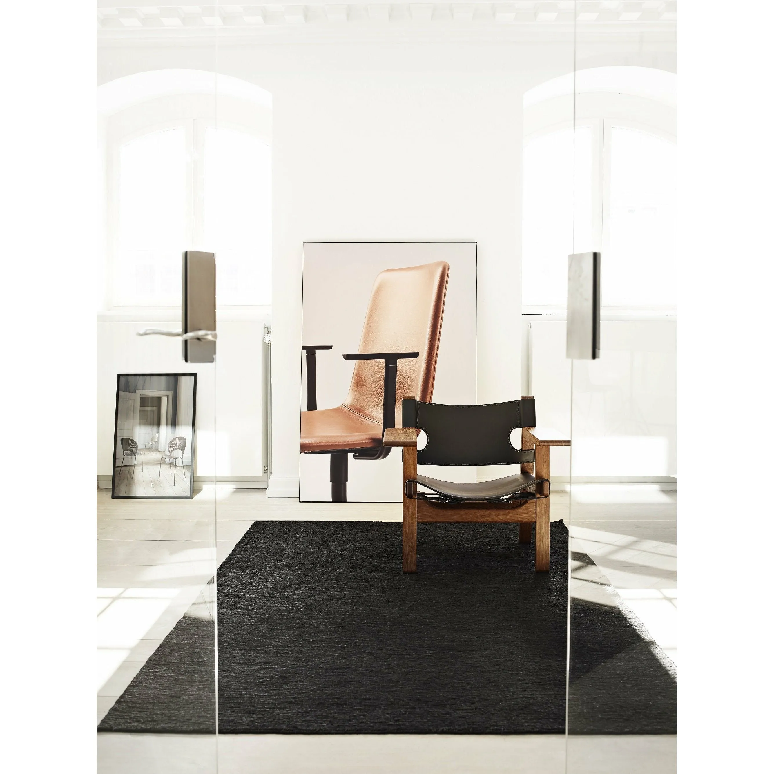 Massimo Sumace Rug Black, 170x240 Cm