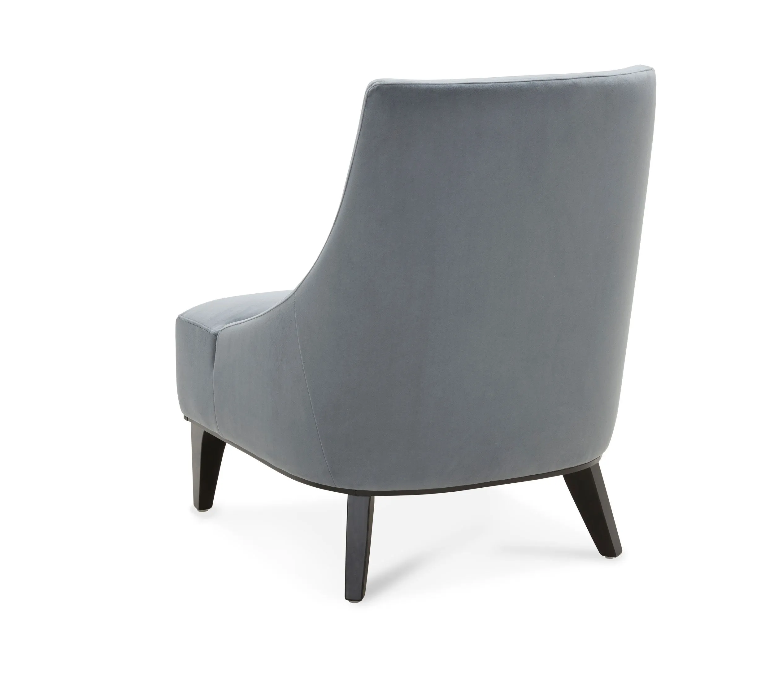 Maxine Slipper Chair - Slate