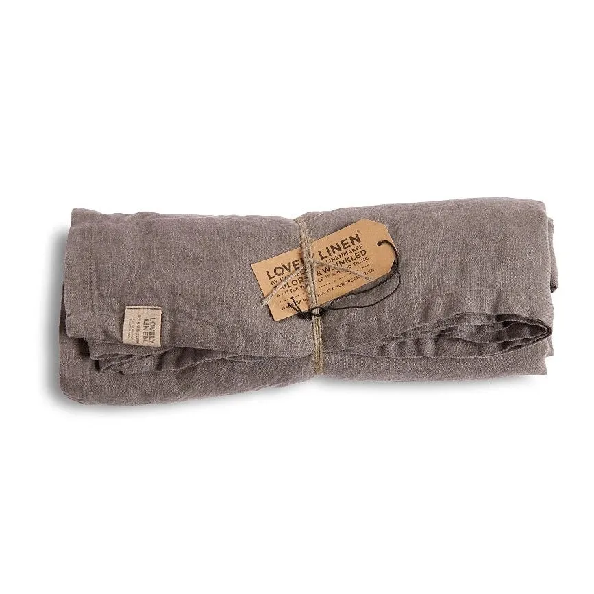 Misty Linen Tablecloth - Grey