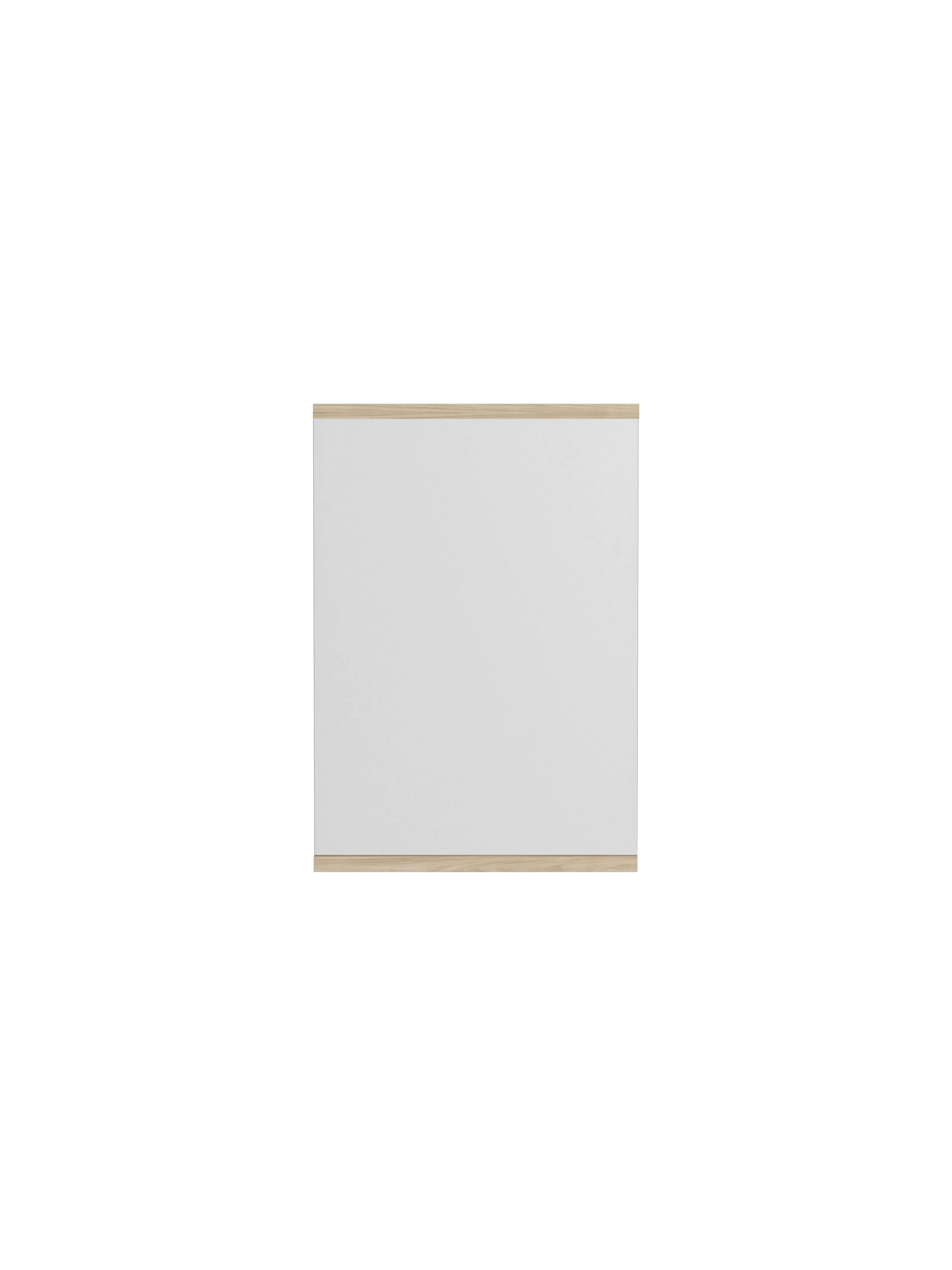 Moebe Rectangular Wall Mirror 43,3x30 Cm, Ash