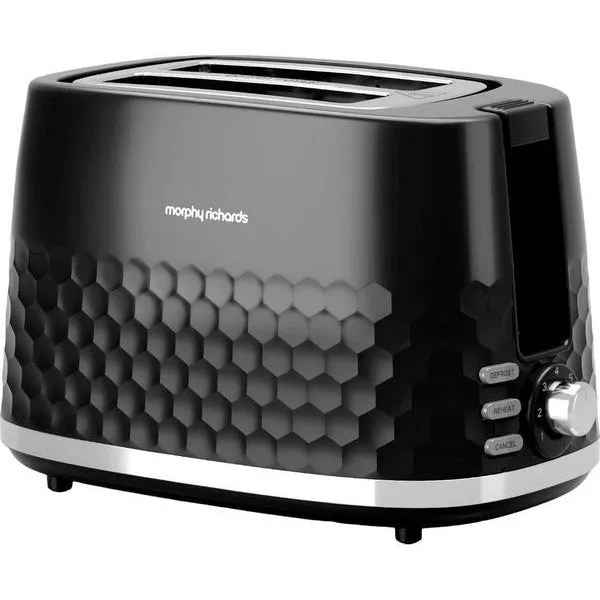 Morphy Richards Hive 2 Slice Black Toaster | 220031