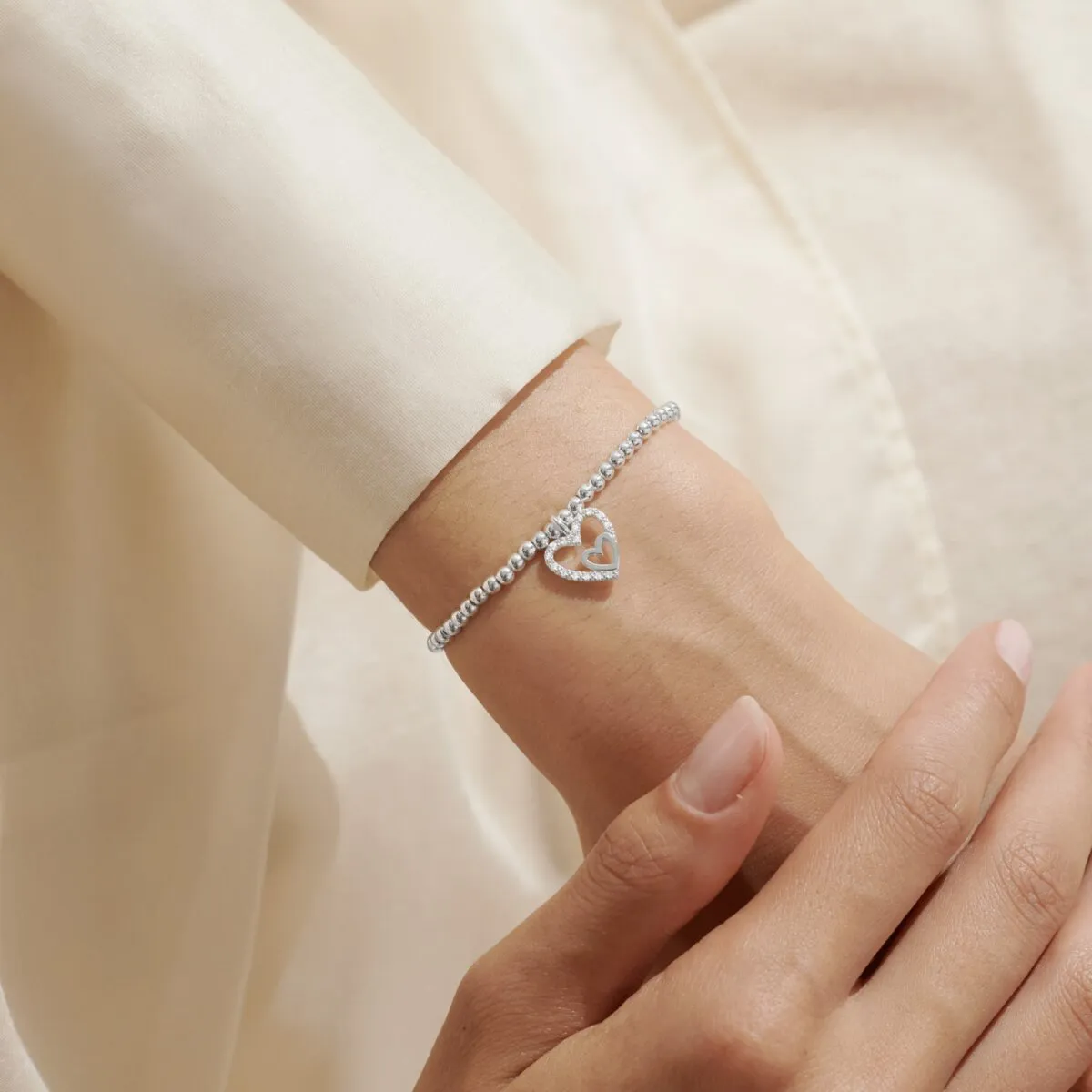 Mother's Day A Little 'Happy Mother's Day' Bracelet | Silver Plated