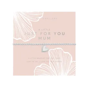 Mother's Day A Little 'Just For You Mum' Bracelet | Silver Plated