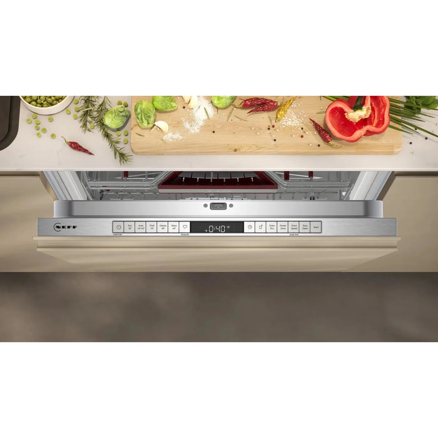 Neff N 50 fully-integrated dishwasher 60 cm | S155ECX07G