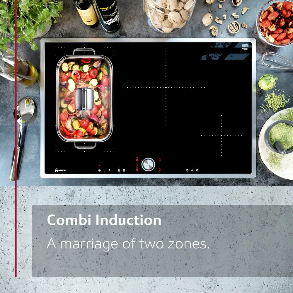 Neff N 70 Induction hob 80 cm Black | T58FHW1L0