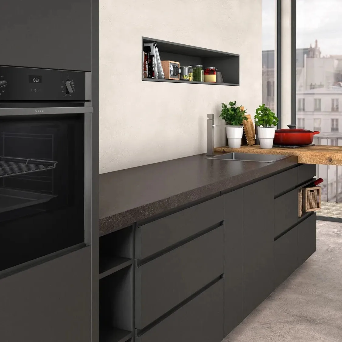 Neff N50 Built-in oven 60 x 60 cm Graphite-Grey | B3ACE4HG0B