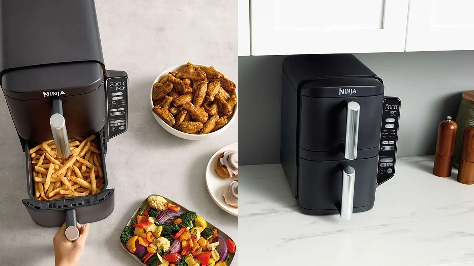 Ninja Double Stack 2-Drawer Air Fryer 7.6L  SL300UK
