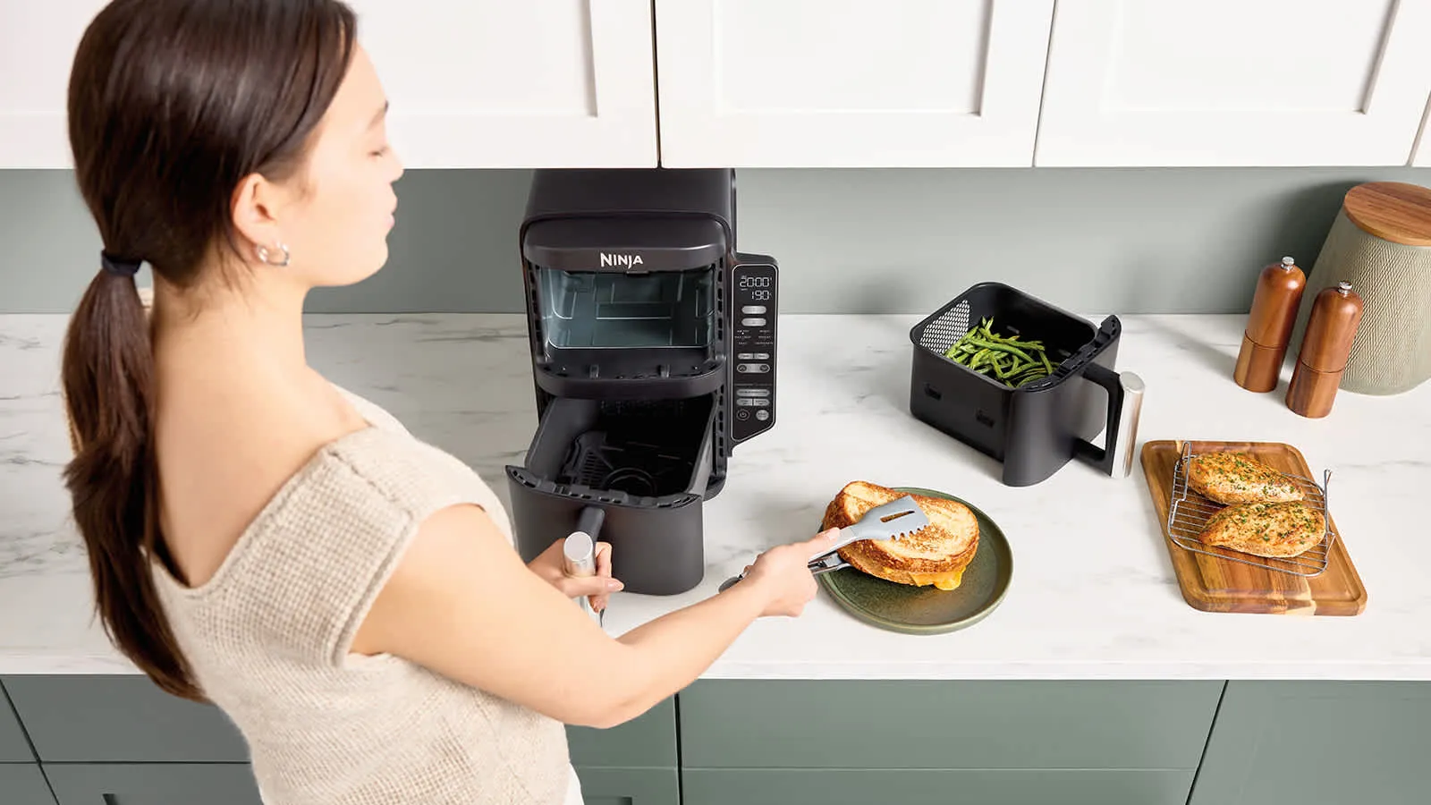Ninja Double Stack 2-Drawer Air Fryer 7.6L  SL300UK