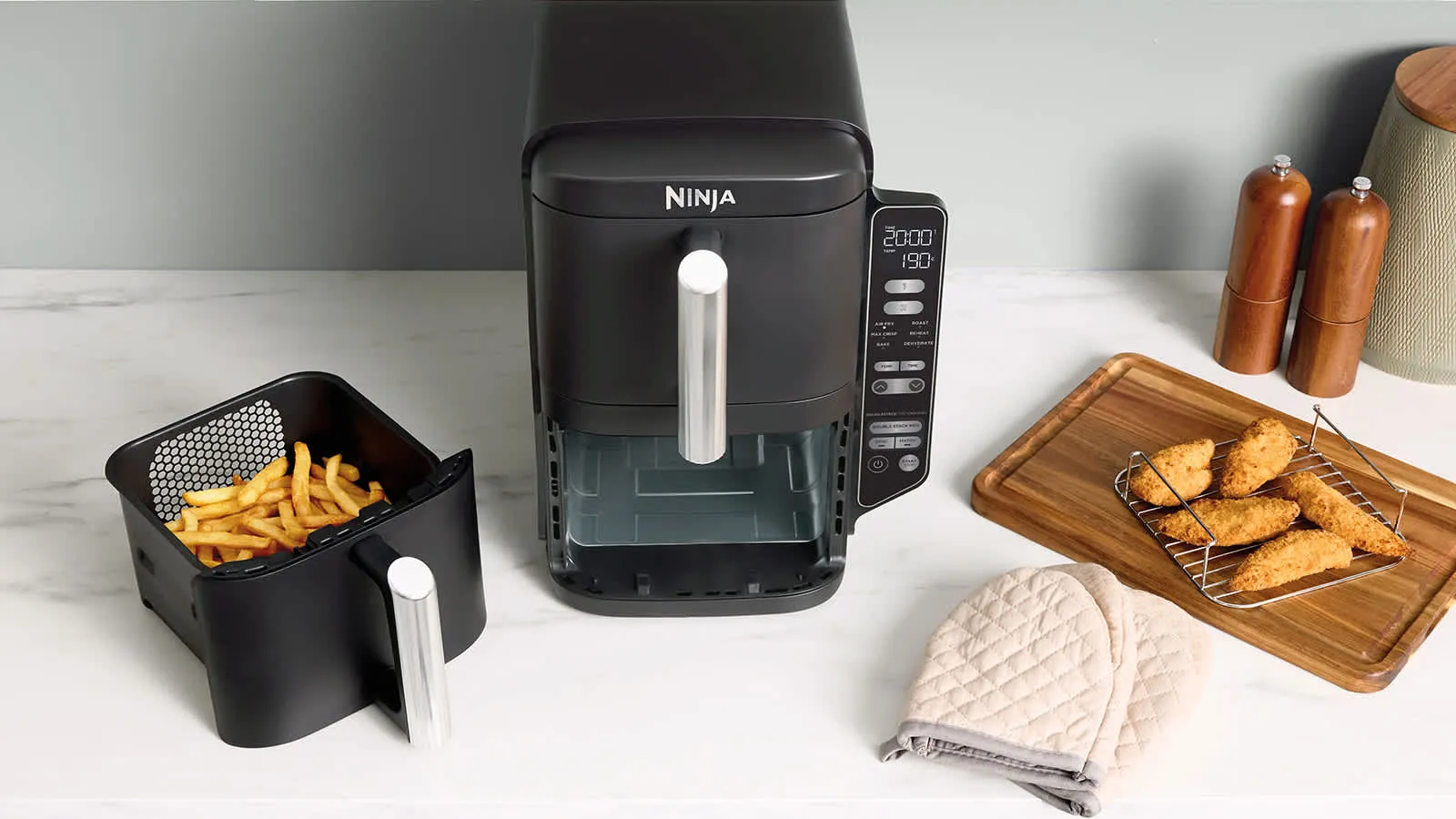 Ninja Double Stack 2-Drawer Air Fryer 7.6L  SL300UK