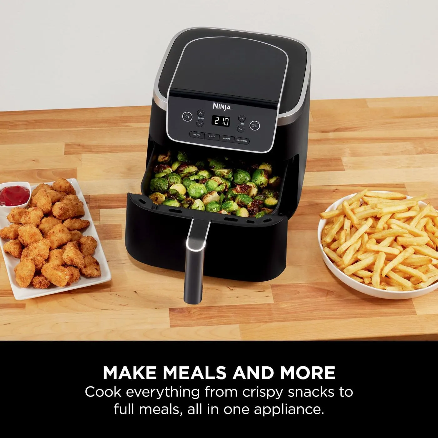 Ninja Pro 4.7L Air Fryer - Black | AF140UK