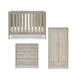 Obaby Nika Mini 3 Piece Room Set - Grey Wash