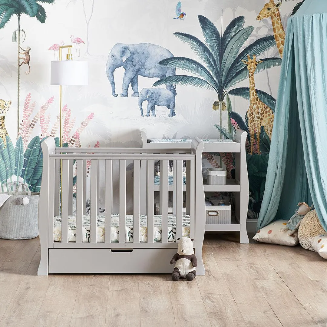 Obaby Stamford Space Saver 2 Piece Room Set - Warm Grey