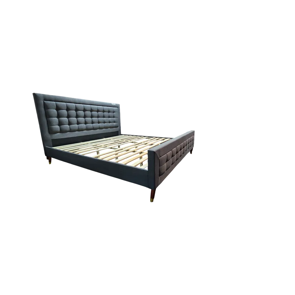 Oshi Melodie King Bed L1980 x W1830mm Charcoal