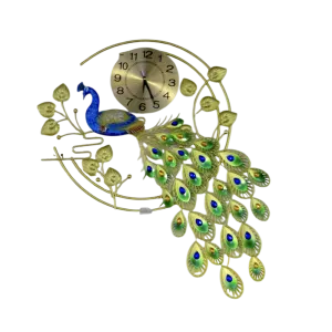 Peacock Wall Clock #2878