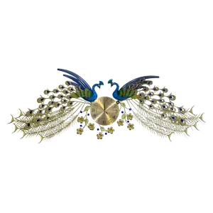 Peacock Wall Clock #686-1