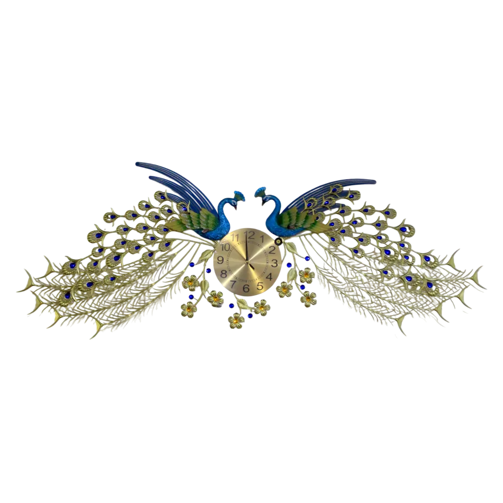 Peacock Wall Clock #686-1