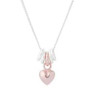 Pendant | Sweetie Heart | Sterling Silver  & Rose Gold Plated