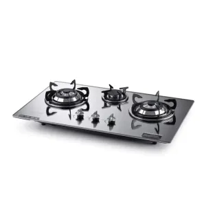 Pensonic 3 Burner Glass HOB Gas 78CM White