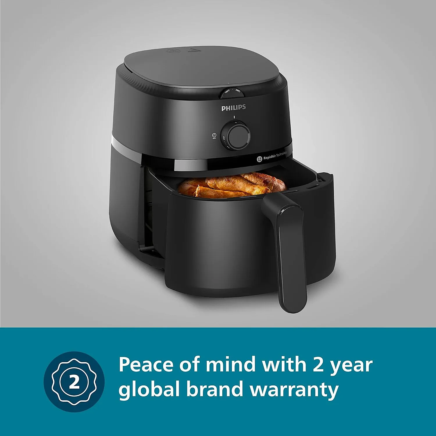 Philips 4.2 Litre Airfryer with Rapid Air Technology - NA120/00