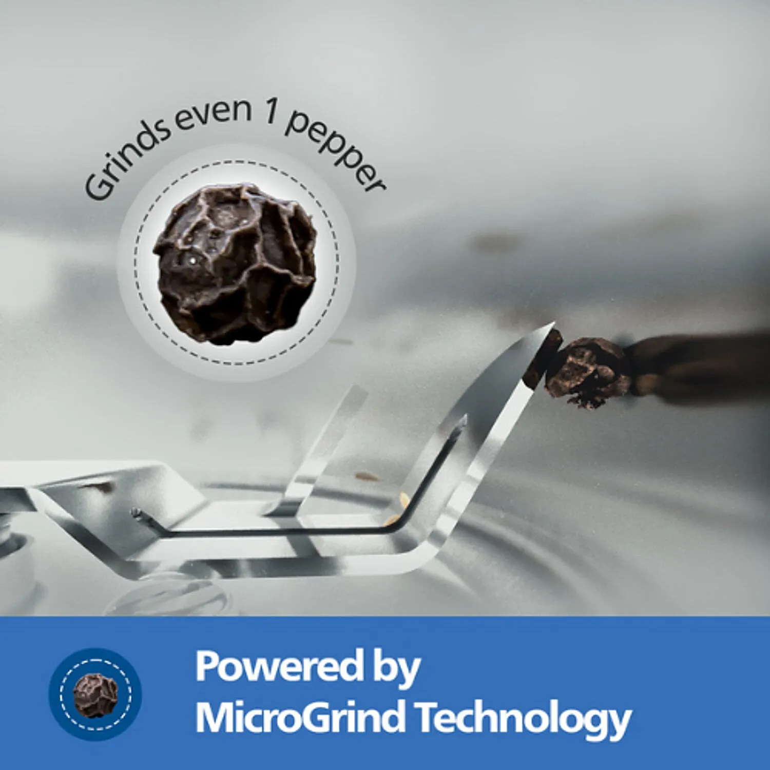 Philips 800 Watt Powerful motor mixer grinder with MicroGrind Technology in Grey colour - HL7770/00