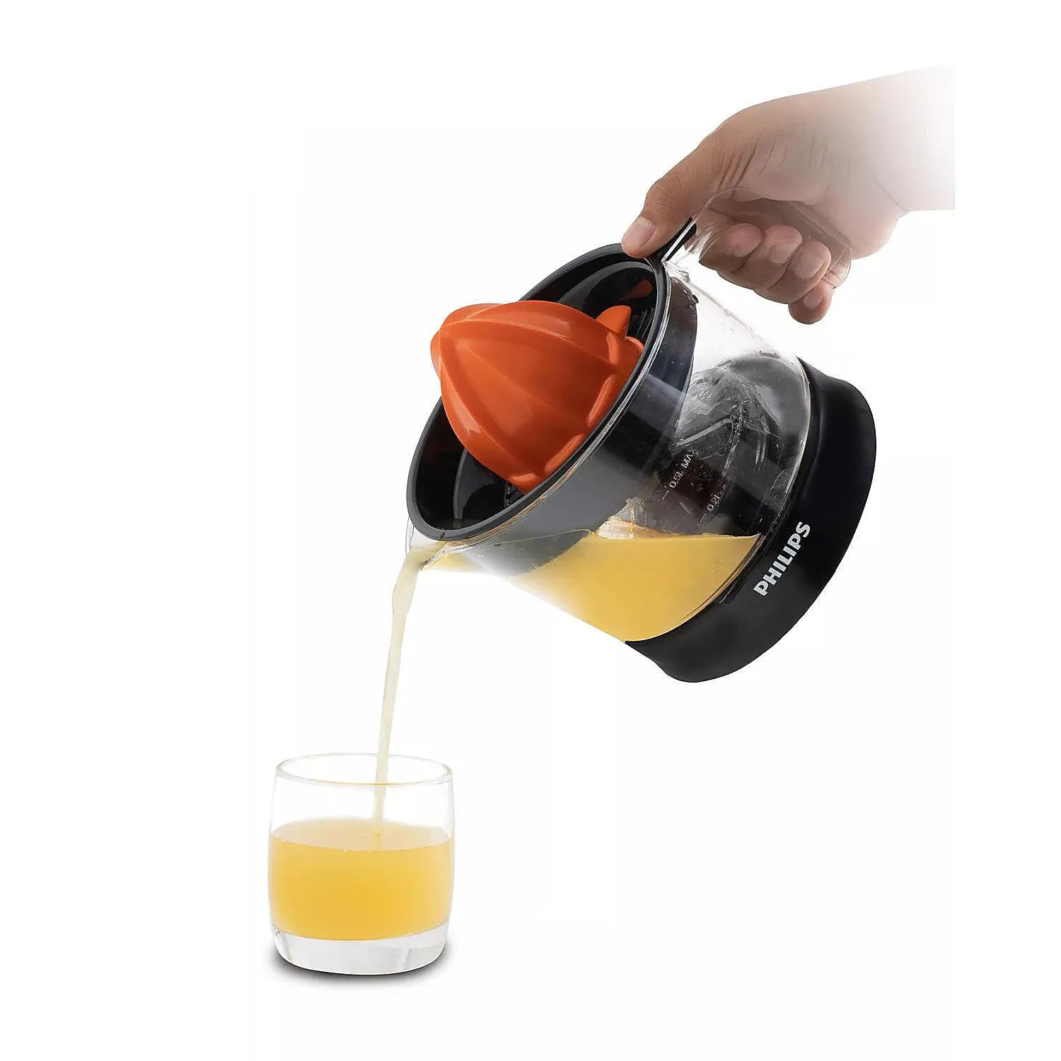 Philips Citrus Press Juicer Black & Transparent - HR2777/00