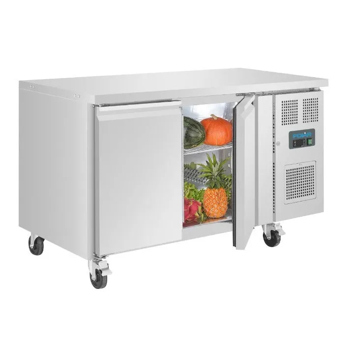 Polar 282L U-Series 2 Door Undercounter Freezer
