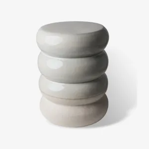 Polspotten | Chubby Stool - White