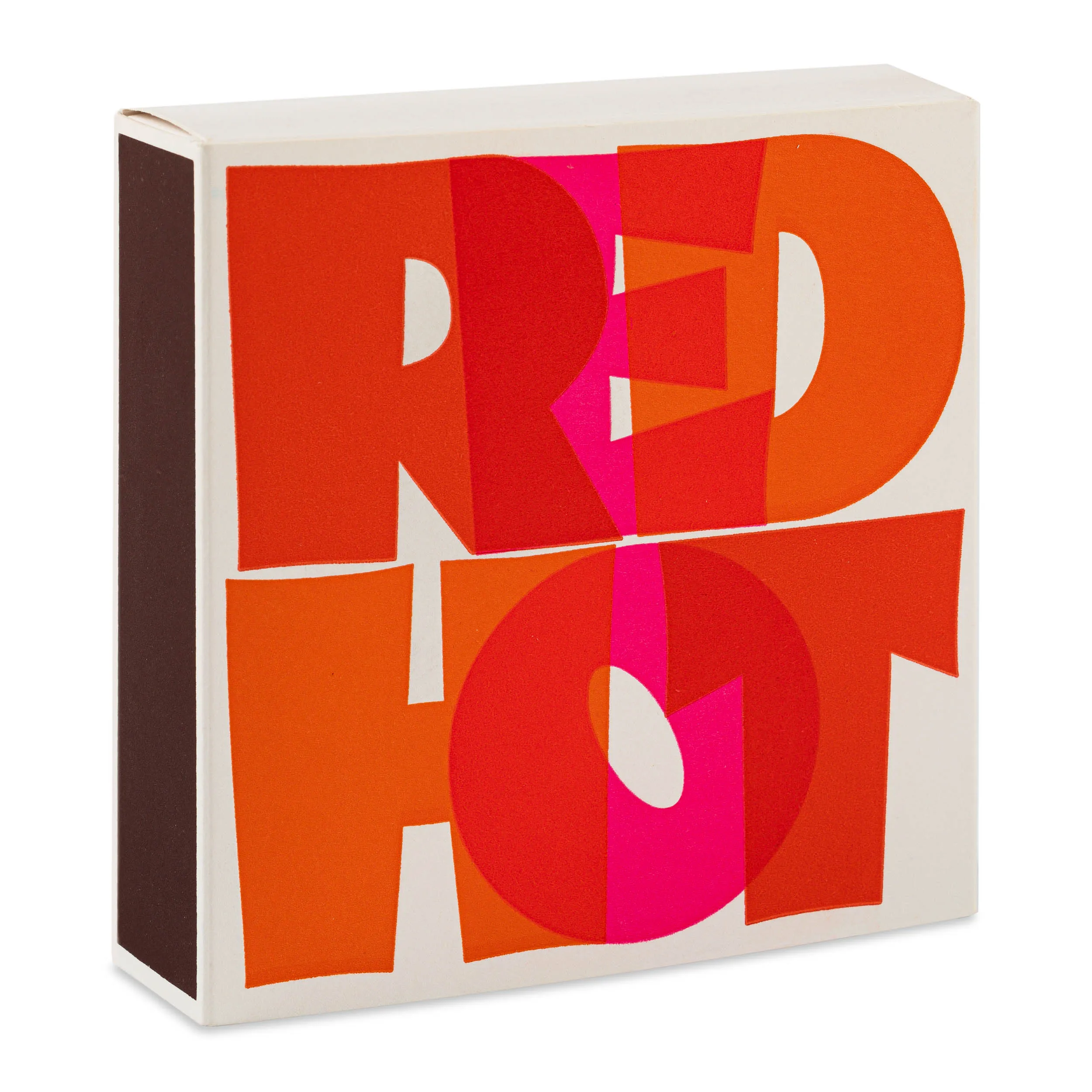 Red Hot by Pressink Square Match Box