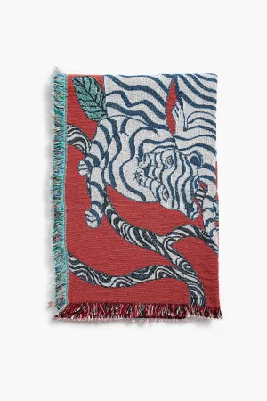 Red Tigers Blanket