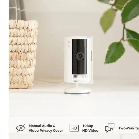 Ring Full HD Stick Up Camera | Battery Powered | White