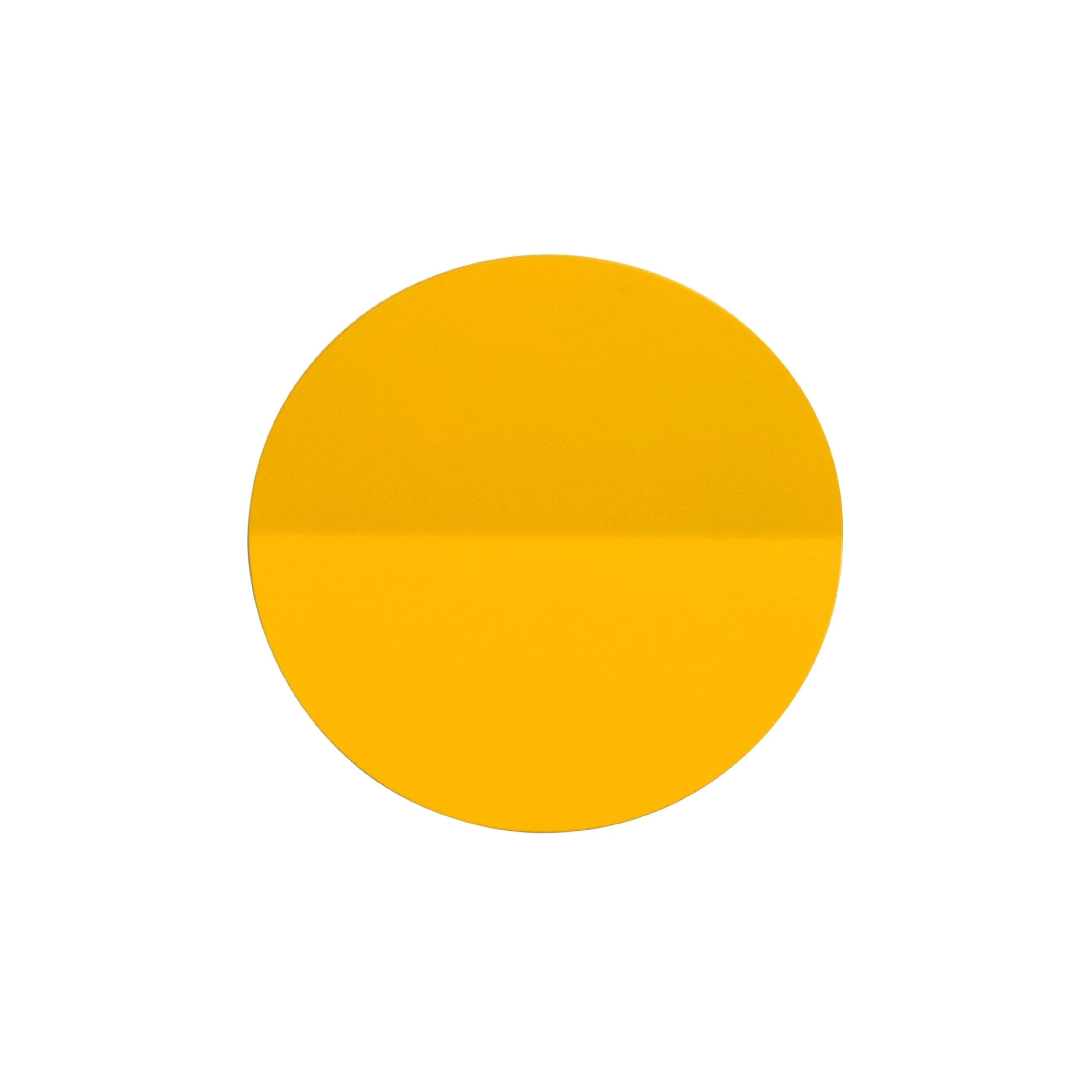 Round Diffuser Wall Light | Yellow