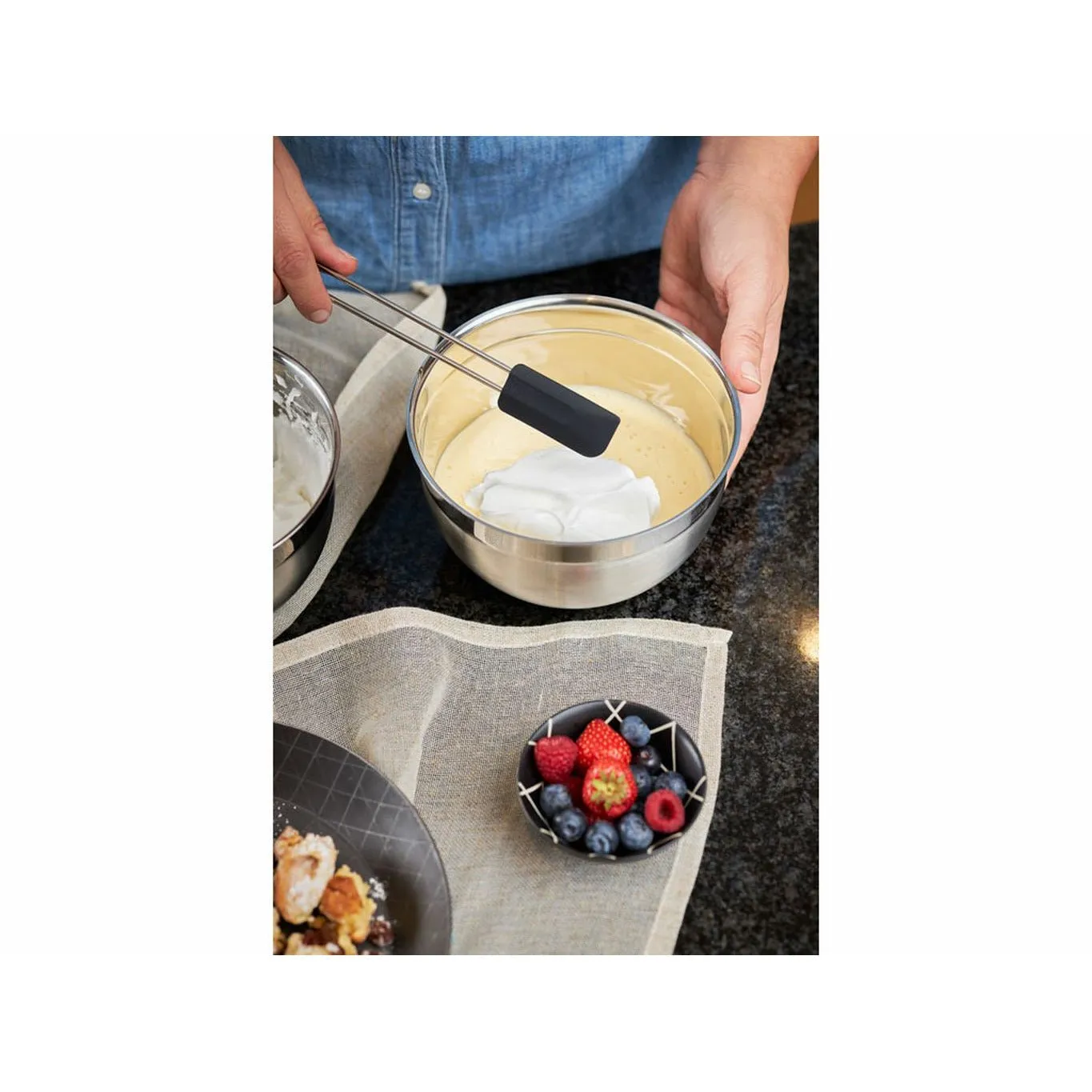 Rösle Spatula 26 X 2.75 Cm, Steel / White
