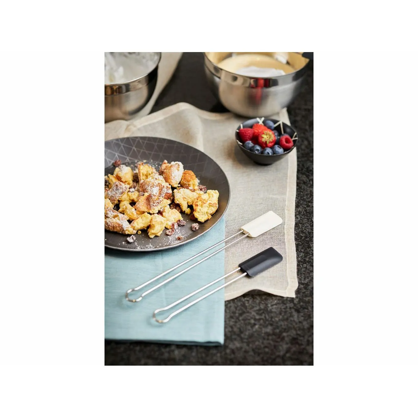 Rösle Spatula 26 X 2.75 Cm, Steel / White