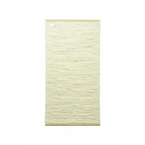 Rug Solid Cotton Rug 90x60 Cm, Lemon