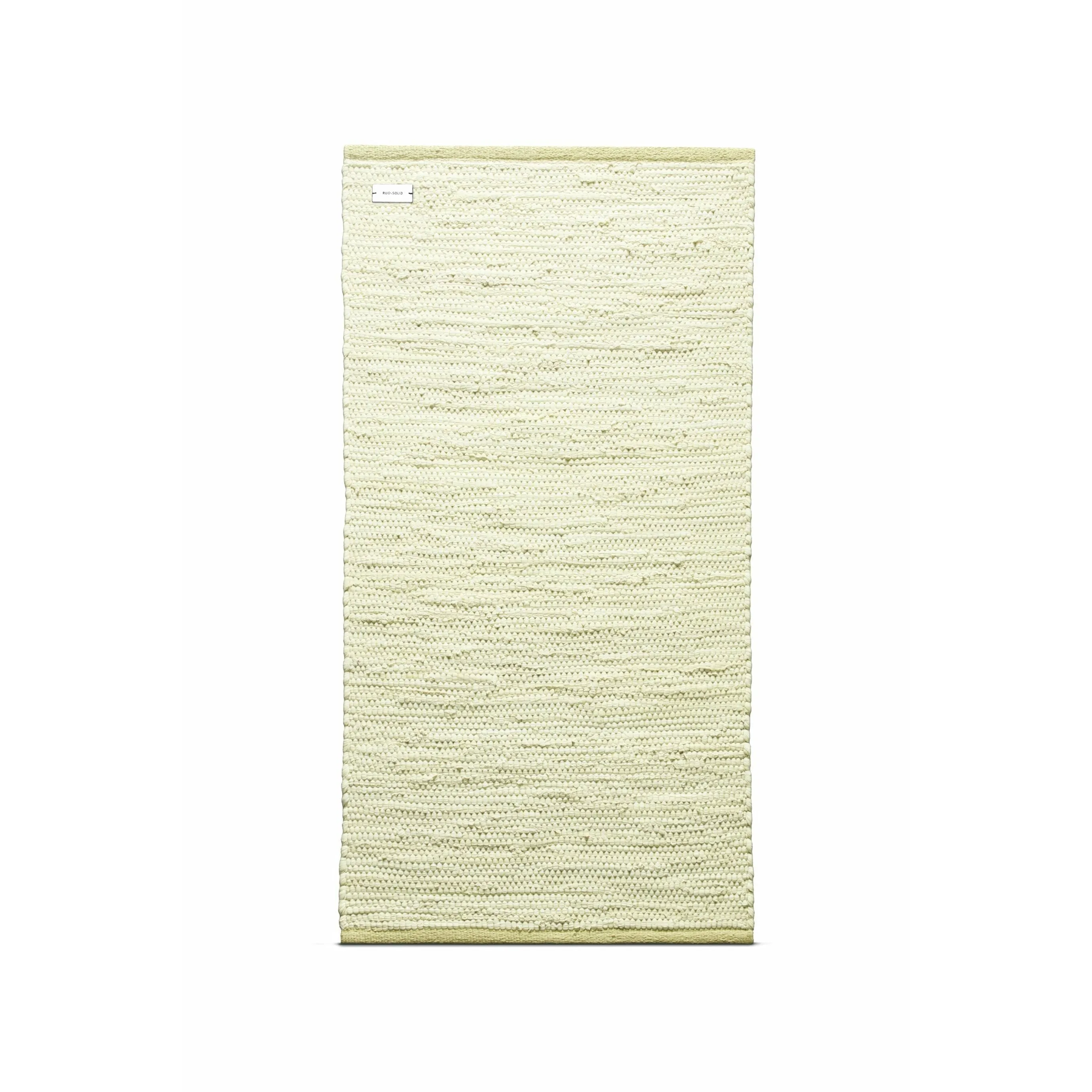Rug Solid Cotton Rug 90x60 Cm, Lemon